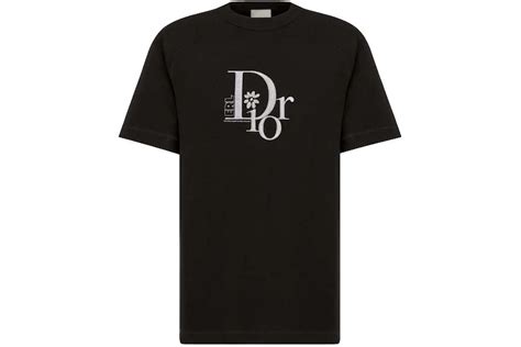 dior splatter t shirt|dior black slub t shirts.